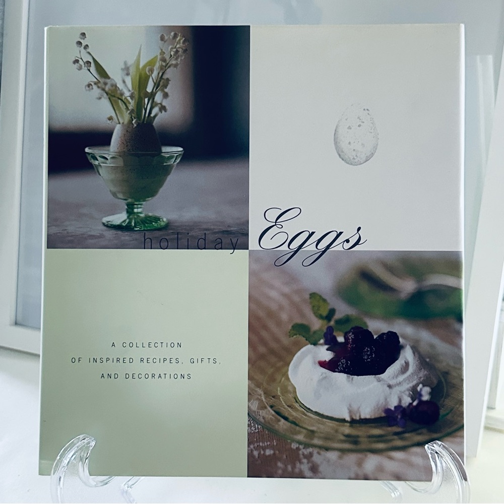 Holiday Eggs 🪺 Hardcover Easter Book Recipe + Decorating Book